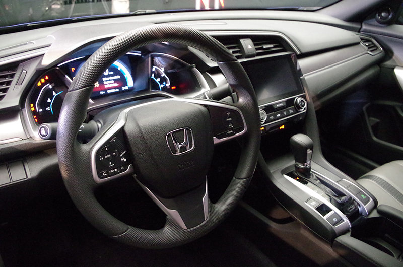 The Clarity interior is pretty tidy, and “typical Honda” (Image: author)